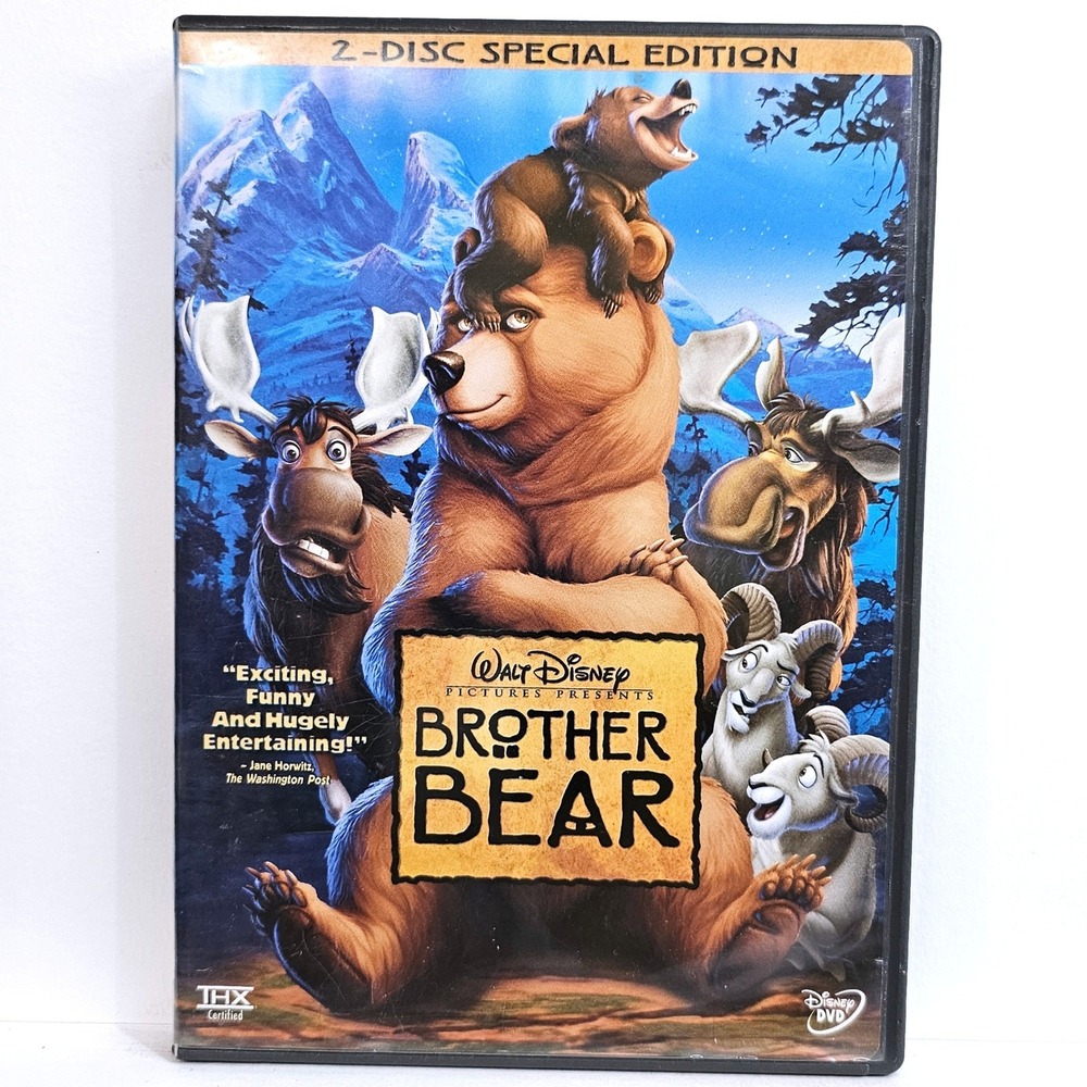 Disney Brother Bear DVD 2-Disc Special Edition Animated Movie Joaquin Phoenix‎ G